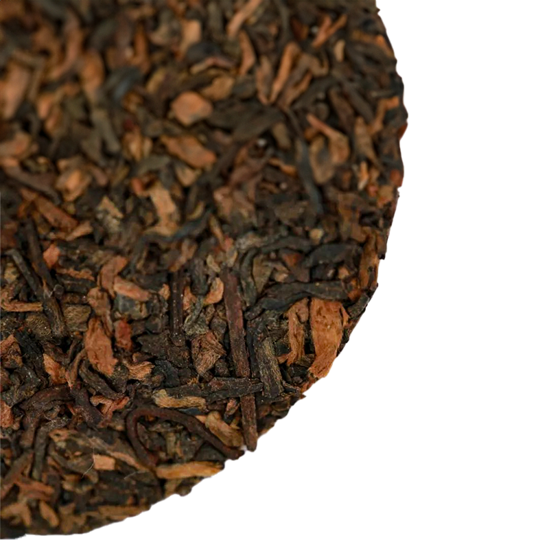 CHINATEA-Natural Plum Blossom Ripe Pu Erh Tea Cake