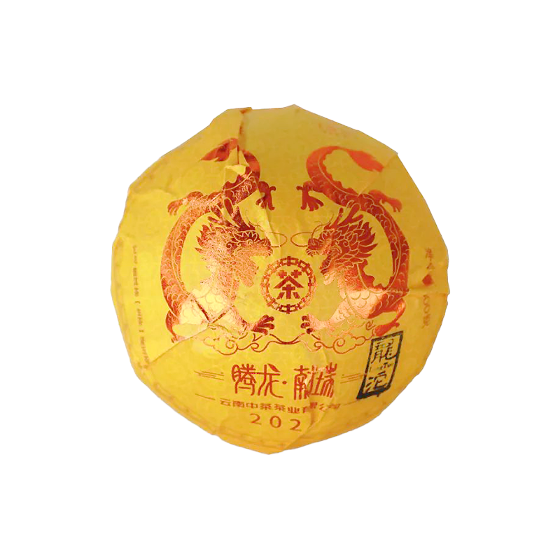 CHINATEA-Zodiac Dragon Raw Pu Erh Tea TuoCha